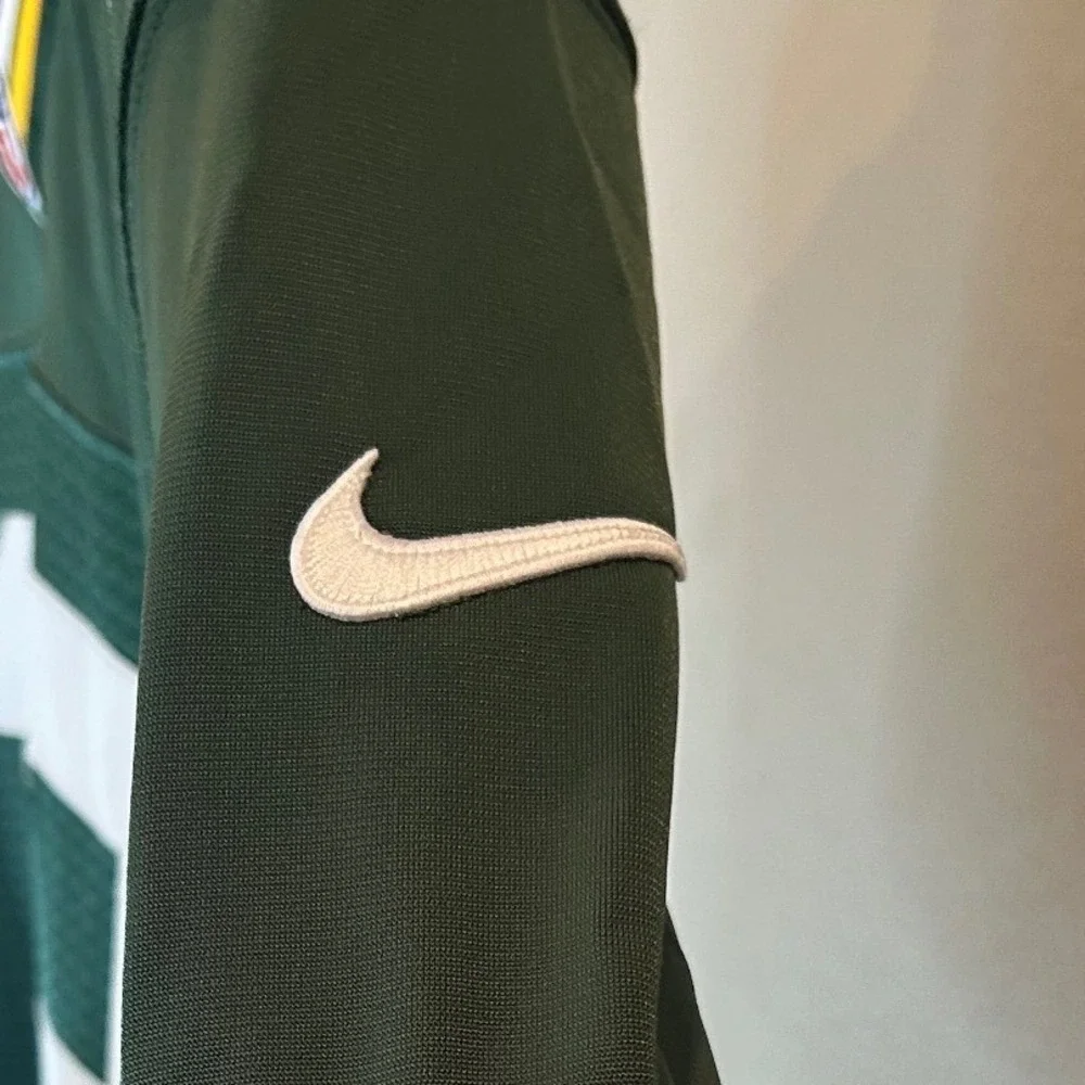 Nike Green Bay Packers Aaron Rodgers 12 On Field Jersey Mens 48 Green NFL